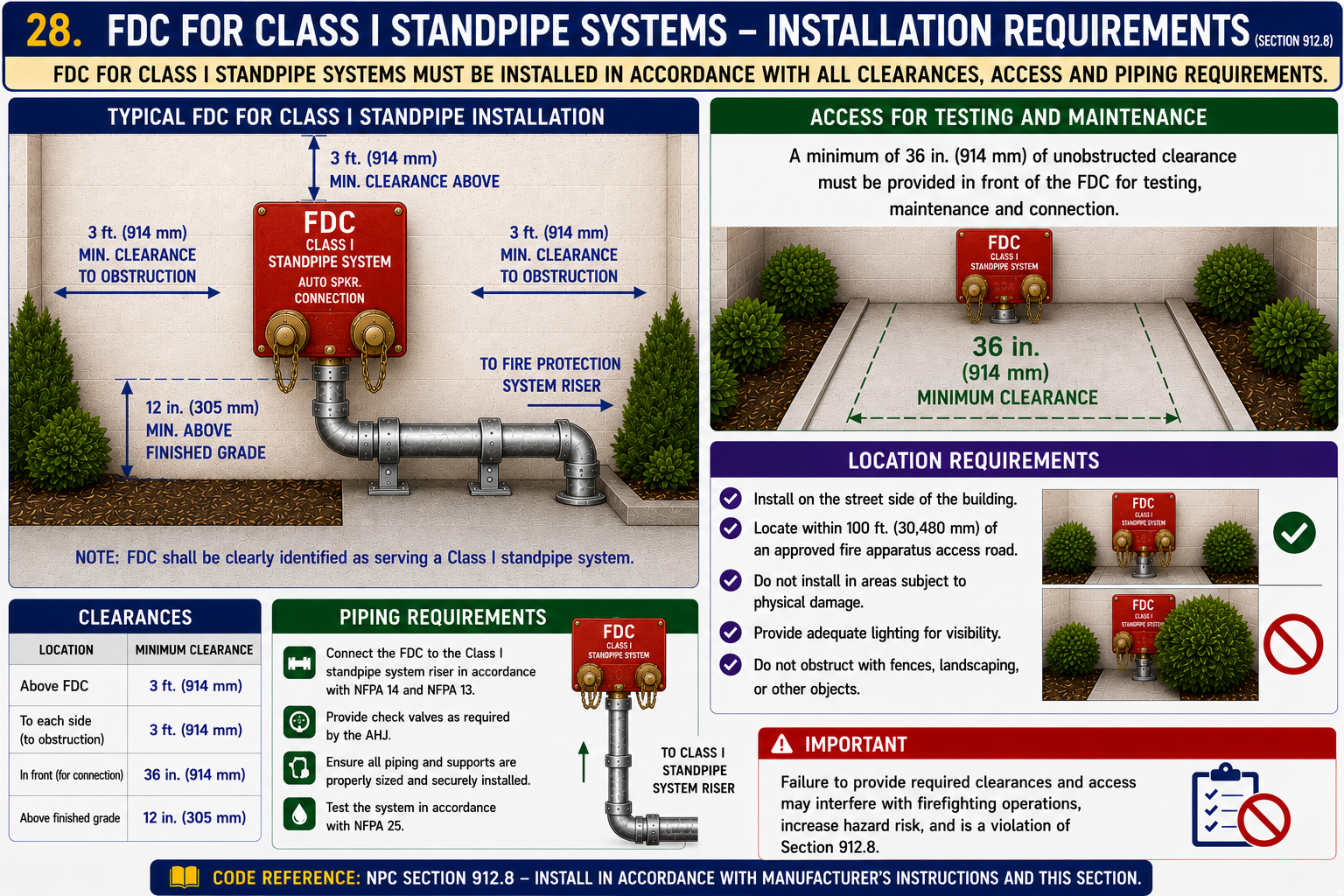Standpipe Classes Fire Protection Systems — FDC, Siamese, FHC & Standpipes